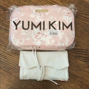NEW Yumi Kim train case + la beauté Soi brush set